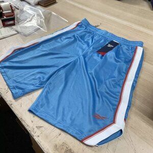 Reebok Men’s Standard Workout Ready Shorts HA1080 Essential Blue/Coral Medium